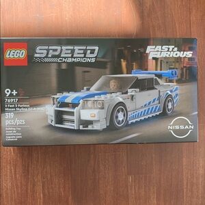 FAST & FURIOUS LEGO Nissan Skyline GT-R Blue and Gray Set